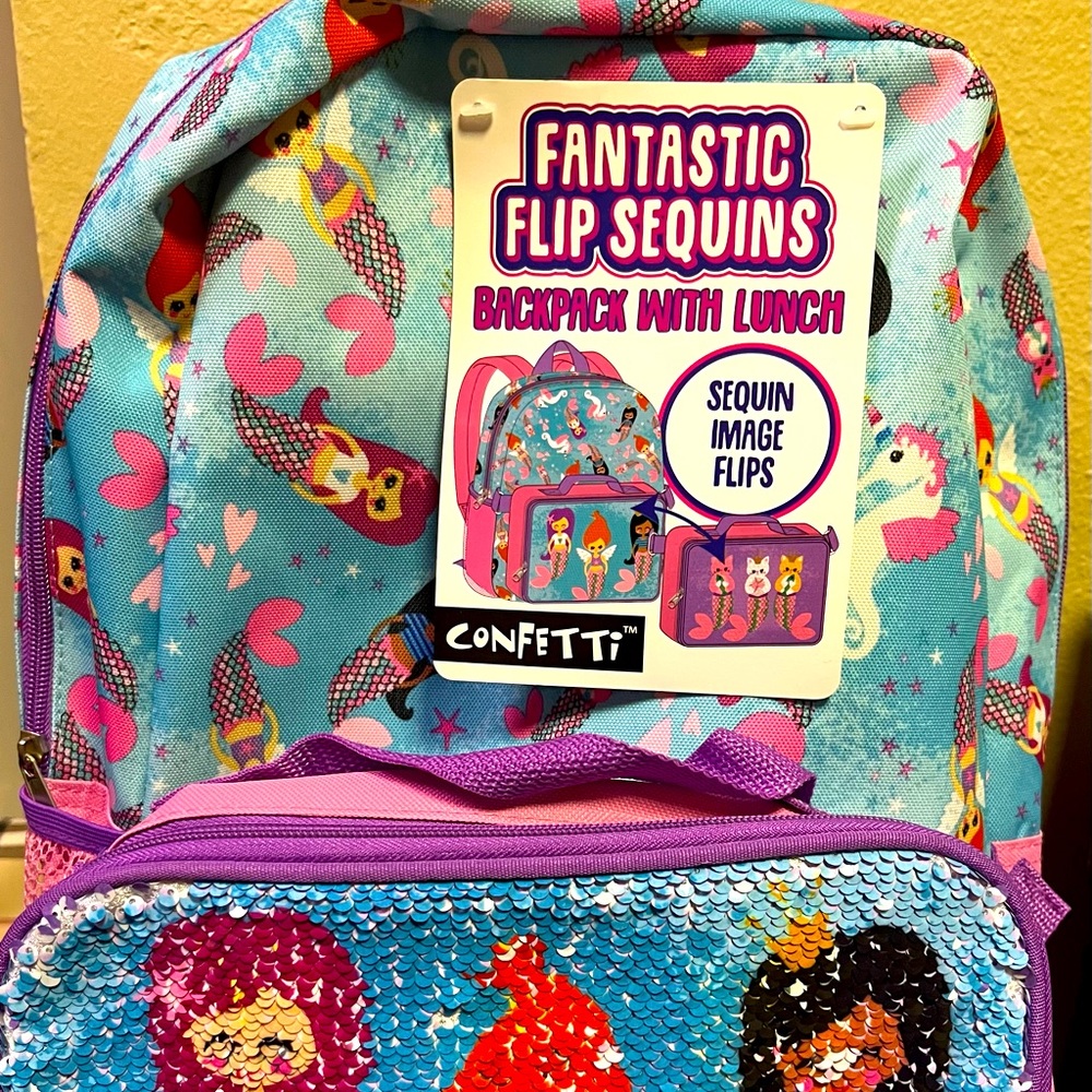 New Backpack w Lunch Bag - Kids